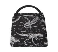 Cmagnifico Cooler Bag, Jurassic Dinosaurs Lunch Bag, Insulated Lunch Tote Bag for Work Camping Travel