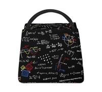 Cmagnifico Cooler Bag, Math Linear Mathematics Education Lunch Bag, Insulated Lunch Tote Bag for Work Camping Travel