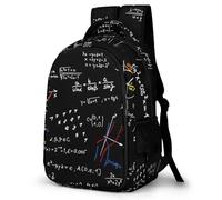 Cmagnifico Daypack, Math Linear Mathematics Education Many Chickens Mexican Dia De Muertos Mexican Sugar Skulls Backpack, Rucksack with Pockets for Hiking Camping Travel