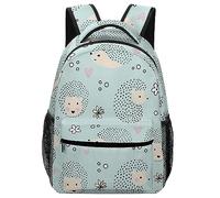 Cmagnifico Durable Oxford Cloth Casual Daypack, Many Hedgehogs Backpack, College Bag for Boys, Girls, Travel, Sports