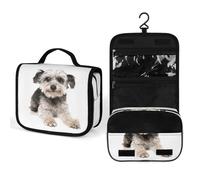 Cmagnifico Hanging Wash Bag, Cute Yorkshire Terrier Toiletry Bag, Makeup Bag for Travel, Business, Vacation