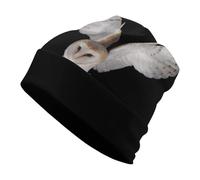 Cmagnifico Knit Hat,Barn Owl Beanie Hat, Beanie Cap for Running Cycling Outdoor Sports