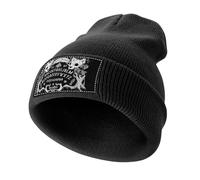 Cmagnifico Knit Hat,Cat Skull Head Witch Board Black Gothic Beanie Hat, Beanie Cap for Winter, Men, Women