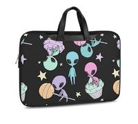 Cmagnifico Leather Laptop Case, Alien Laptop Sleeves