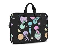 Cmagnifico Leather Laptop Case, Alien Laptop Sleeves