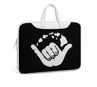 Cmagnifico Leather Laptop Case, Aloha Hand Hawaii Laptop Sleeves