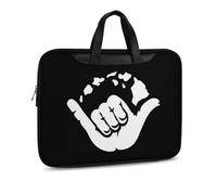 Cmagnifico Leather Laptop Case, Aloha Hand Hawaii Laptop Sleeves