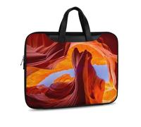 Cmagnifico Leather Laptop Case, Antelope Canyon Laptop Sleeves