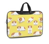 Cmagnifico Leather Laptop Case, Cartoon Guinea Pig Laptop Sleeves