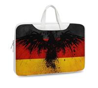 Cmagnifico Leather Laptop Case, Germany Flag Eagle Laptop Sleeves