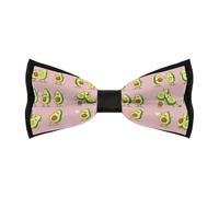 Cmagnifico Men's Pre-Tied Bow Tie, Funny Avocado Bow Tie, Adjustable Neck Bowtie for Parties