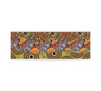 Cmagnifico Pencil Case, African Patchwork PatternedCreative Simple Stationery Box,19.5x6.8x3cm