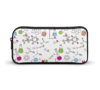 Cmagnifico Pencil Case, Chemistry Experiment PatternStationery Bag, Business Travel Bag Or Small Tool Box, Girls Makeup Bag