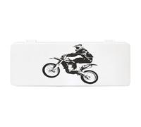 Cmagnifico Pencil Case, Fashion MotocrossCreative Simple Stationery Box,19.5x7.1x2.7cm