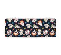 Cmagnifico Pencil Case, Mexican Sugar SkullCreative Simple Stationery Box,19.5x7.1x2.7cm