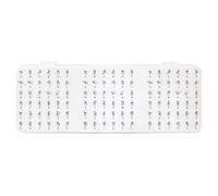 Cmagnifico Pencil Case, Sign Language AlphabetCreative Simple Stationery Box,19.5x7.1x2.7cm
