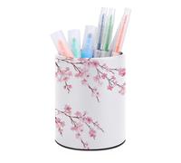 Cmagnifico Round Pencil Holder, Cherry Blossoms Pencil Holders, 10x8x8cm