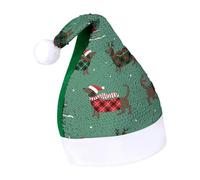 Cmagnifico Sequined Christmas Hat for Adults,Christmas Dachshund Dog Hat for Various Holiday Parties