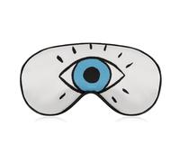 Cmagnifico Smooth Fabric Eye Mask, Evil Eye Sleep Mask, Sleeping Eye Mask with Adjustable Headband for Men, Women