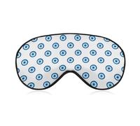Cmagnifico Smooth Fabric Eye Mask, Evil Eyes Sleep Mask, Sleeping Eye Mask with Adjustable Headband for Men, Women