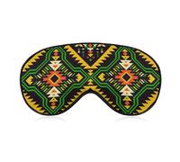 Cmagnifico Smooth Fabric Eye Mask, Native American Sleep Mask, Sleeping Eye Mask with Adjustable Headband for Men, Women