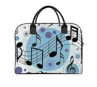 Cmagnifico Travel Handbag, Polka Dot Music Note Tote Bag, Casual Shoulder Bag Crossbody Messenger Bag