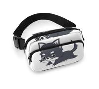 Cmagnifico Waist Bag, Cute Chihuahua Dog Bumbag, Adjustable Fanny Pack for Running Walking Hiking