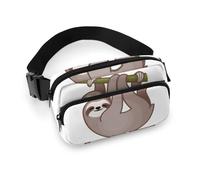 Cmagnifico Waist Bag, Cute Sloth Bumbag, Adjustable Fanny Pack for Running Walking Hiking