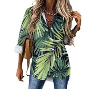 Cmagnifico Womens Blouse, Tropical Plant Leaves Vintage Stylish Bottles Wine and Grape Vintage Union Jack British Flag Volcanic Lava Crack Watercolor Foxes Weird Colorful Chicken Watercolor Poppies F
