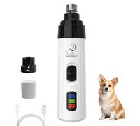 CMANLNYK Electric Pet Nail Grinder - Electric Dog Nails Claws Grinders, Silent Diamond Bit Puppy Nails Clippers File Trimmer for Small Medium Large Breed Dogs and Cats