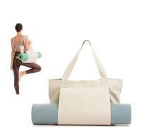 CMANLNYK Yoga Mat Bag - Large Capacity Sport Gym Bag Womens, Can Placement of Thick Yoga Pilates Mat, Essential Items for Womens Gym Set
