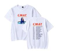 CMAT It's The Euro-Country Tour 2025 Merch T-Shirt Unisex Casual Crewneck Short Sleeve Fashion Tee (M,White)