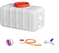 CMBJXL Large Capacity Water Tank with Faucet and water pipe for Household and Outdoor Use - portable plastic water storage cube
