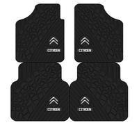 CMBPD Car Floor Mats, for Citroen C2 2003-2009, Diatom Mud Soft Rubber Backing Quick Dry Absorbent Non-Slip Thin Design Easy to Clean Waterproof Auto Interior Accessories 4 Pcs