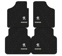 CMBPD Car Floor Mats, for Peugeot 3008 2008-2025 2026 P84, Diatom Mud Soft Rubber Backing Quick Dry Absorbent Non-Slip Thin Design Easy to Clean Waterproof Auto Interior Accessories 4 Pcs