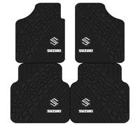 CMBPD Car Floor Mats, for SUZUKI Livio 2015 2016 2017 2018, Diatom Mud Soft Rubber Backing Quick Dry Absorbent Non-Slip Thin Design Easy to Clean Waterproof Auto Interior Accessories 4 Pcs