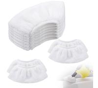 CMBXAQ 10 Pcs Microfibre Cloth Covers for Karcher SC2, SC3, SC4, SC5 EasyFix Steam Cleaner Accessories, Microfibre Cloth Cover Pads