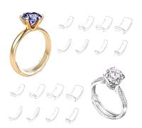 CMBXAQ 16 PCS Ring Size Adjuster for Loose Rings, Smaller Adjuster Set, Tightener For, Secure Fit for Any Ring Size, Comfortable Invisible Solution