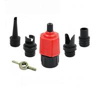 CMBXAQ Multi-Purpose Pump Nozzle Adapter Kit , Universal Air Valve Converter for Inflatable Boats, Kayaks, Includes Handy Wrench, Compatible with Most Electric & Manual Pumps