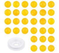 CMBYN Natural Genuine Stones DIY Tiger Eye Round Spacers 10mm 100pcs Beading Loose Gemstone Hole Size 1mm Charm Smooth Beads for Bracelets Necklaces Earrings (Matte Blue Turquoise 10mm)