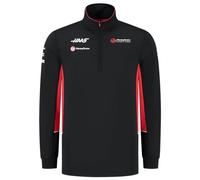 CMC Motorsports Haas Racing F1 2024 Team 1/4 Zip Fitted Sweater