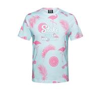 CMC Motorsports Stake F1 Kick Sauber Men's Special Edition Miami GP AOP T-Shirt, Blue, Medium