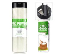 CMC Powder - 9oz Pure CMC Powder for Fondant, Tylose Powder Ice Cream Stabilizer, Food Grade Carboxymethylcellulose Thickener and Water Retention Agent for Cake, Frozen Foods, Candy, Yogurt, Gum Paste