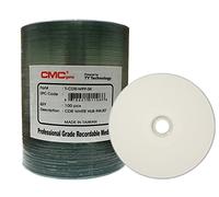 CMC Pro/Taiyo Yuden CD-R 52x White Inkjet Printable Full Face (100 Stack)