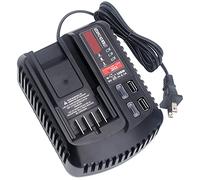 CMCB104 V20 Battery Fast Charger Replacement for Craftsman V20 Craftsman 20V max Lithium Compact Batteries Lithium Battery CMCB202 CMCB204 CMCB206 with 2 USB Ports
