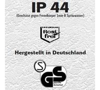 CMD Aqua Rain outdoor wall light, stainless steel