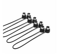 CME MIDI Cable 4-Pack - 1FT / 30cm, 5-pin DIN, Low-Profile - Mirrored 45-Degree Angled Ultra-Thin Plugs for Compact Spaces - Ideal for MIDI Interface, Pedalboard, Keyboard