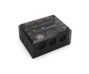 CME MIDI Thru5 WC - 1-in-5-out MIDI Thru with 5-pin DIN - High-speed transfer of all data