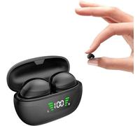 Cmeilau 2024 New Wireless Mini Invisible Earbuds Hidden Bluetooth IPX5,Noise Cancelling Stereo Discreet Smallest Tiny Bluetooth,Waterproof Headphones Sleeping Ear Buds for Side Sleepers (Black)