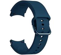 Cmeilau Curved Ends Silicone Band for Samsung Galaxy Watch 4 Classic 42 46 40 44mm Strap,Waterproof Silicone Replacement Wristbands,Soft Silicone Strap Replacement Bracelet Strap Wristband